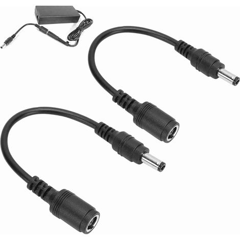 2 Gleichstrom-Netzteile, 7,4 x 5,0 mm Buchse auf 5,5 x 2,5 mm Stecker, für HP Laptops (1/5)