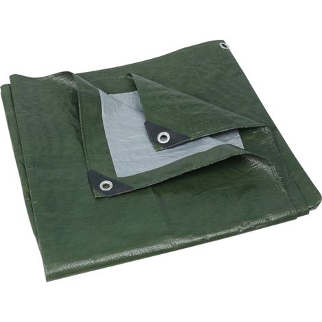 Lote de 1 Lona de ojales bicolor Dimensiones 2 x 3 m Gramaje 90 g/m² (1/5)