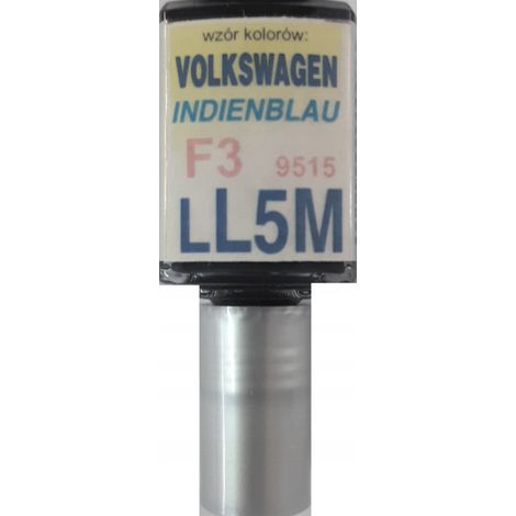 Réparation des rayures de peinture automobile VW LL5M F3 bleu indien 10 ML arasystem (1/5)