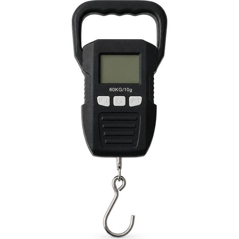 Kolzp Versatile Digital Hanging Scale - 132lb/60kg Capacity, Large Handle, Backlit LCD Display for Fishing & Luggage - for Outdoor Enthusiasts & Travelers - Ideal for Weighing Fish, Luggage & More (1/5)