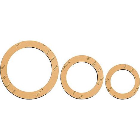 Joint de raccord special 3/4'' 27 x 38mm 2 mm d'epaisseur/jaune , 25 pcs