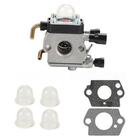 Rasenmäher-Vergaser-Reparatursatz für STIHL FS45C, FS45L, FS55 C, FS55 T, FC55, KM55R und HL45. Enthält ein komplettes Set an Vergaserzubehör.