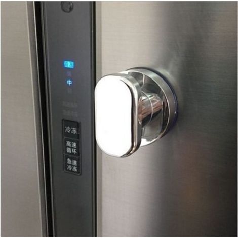 Poignée d’armoire auto-adhésive instantanée – Lot de 2, pour meubles de cuisine, portes de réfrigérateur et vitrages coulissants (1/3)