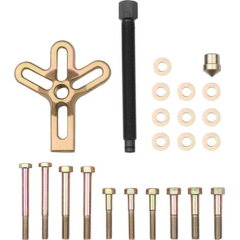 Kit d'extracteur de poulie d'équilibrage harmonique 13 pièces, outil d'installation/extraction de poulie de vilebrequin pour réparations automobiles (1/5)