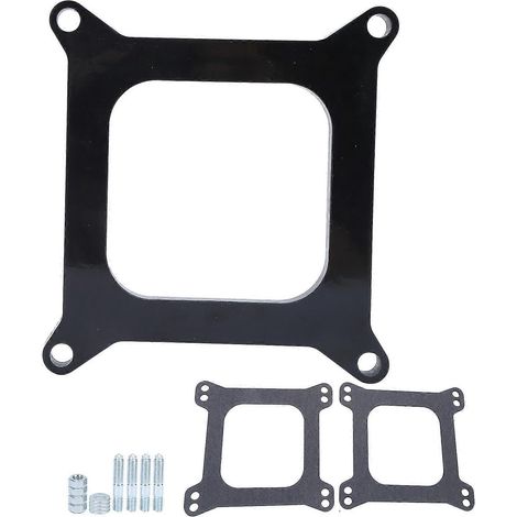 Entretoise phénolique pour carburateur, centre ouvert de 1/2 pouce - Pièce de rechange pour carburateur Holley 4150/4160 à alésage carré Boris (1/5)