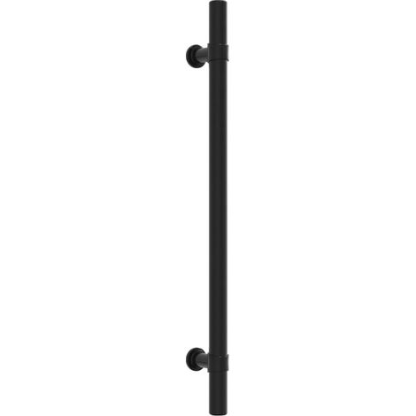 Tiradores para armarios 20 uds acero inoxidable negro 192 mm vidaXL (1/5)
