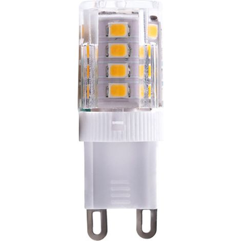 Ampoule LED G9 en céramique haute tension 220V/110V, type « corn lampadaire », pour miroir, phare, lustre ou applique murale extérieure. (1/5)