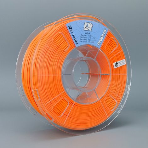 ProRock ASA Filament, 1.75mm, 1000g ProRock ASA Filament 1.75mm 1000g Orange