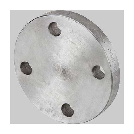FLANGIA CIECA IN ACCIAIO AL CARBONIO A SALDARE 21/2 DN 65 4 Fori MADE IN ITALY