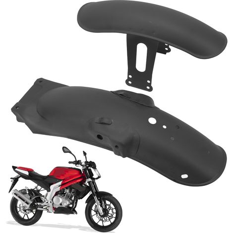 Schwarze vordere und hintere Schutzbleche für Suzuki CG125 GN125 Motorrad (1/5)
