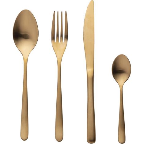 MILANO SET 24PZ POSATE ORO SATINATO (1/5)