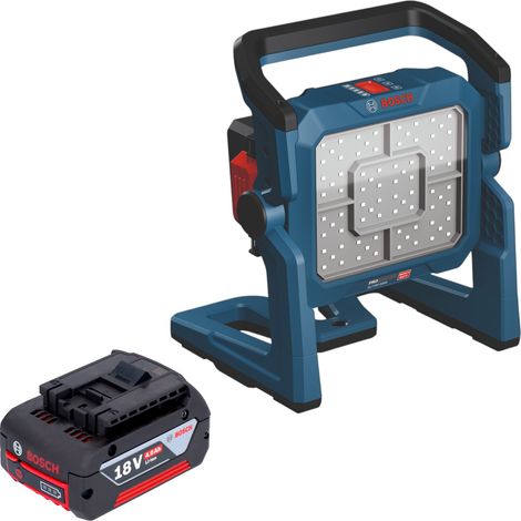 Bosch GLI 18V-5000 Akku Bauleuchte 18 V 5000 lm + 1x Akku 4,0 Ah - ohne Ladegerät (1/5)