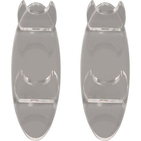 Lot de 2 présentoirs à stylos en acrylique transparent, pour pinceaux de maquillage et de peinture, à utiliser à la maison, à l'école ou au bureau. (1/5)