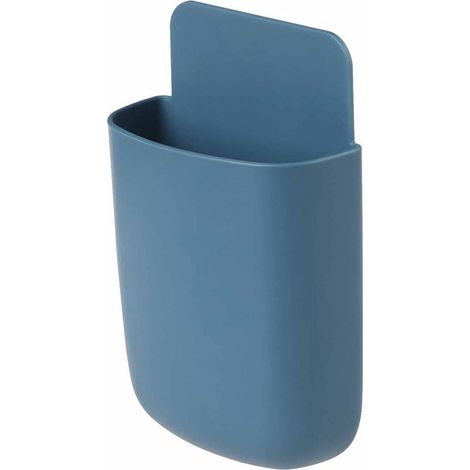 Multifunktionale Aufbewahrungsbox für Fernbedienung, robuste und stilvolle Wandhalterung für Handys, ideal für Wohn- oder Schlafzimmer, dunkelblau (1/5)