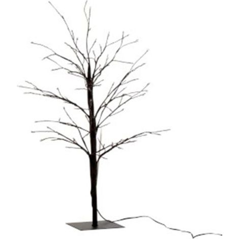 Plante Artificielle Déco LED "Arbre Nu" 57cm Noir (1/3)