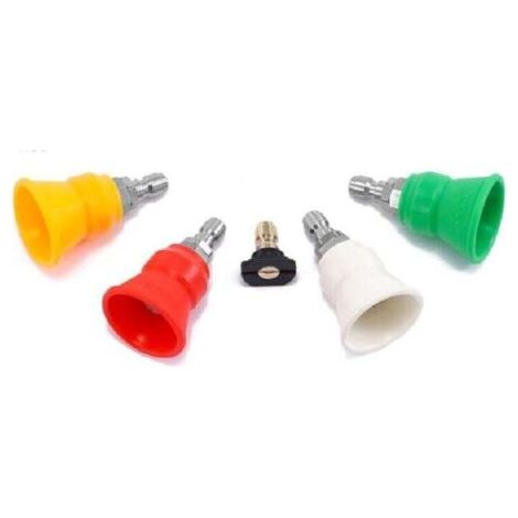 Protective cap for high-pressure cleaner nozzle with Ortviai holder