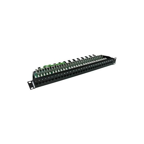panneau téléphonique - 30 ports - rj45 - cat3 - utp 1u - noir - gigamédia 30pvppc3