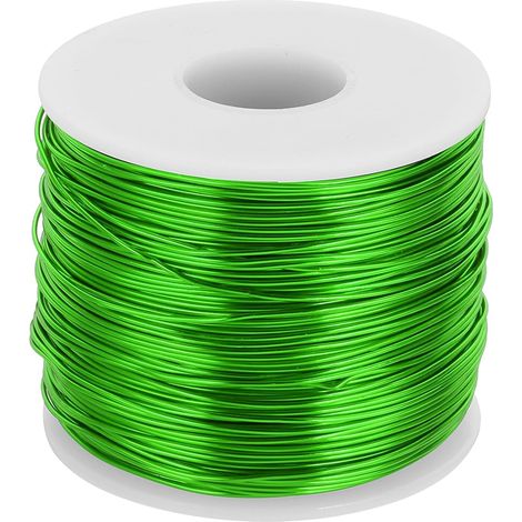 18 Gauge Fil D’Aluminium Anodisé Fil Souple 492 Pieds 1mm Vert (1/5)