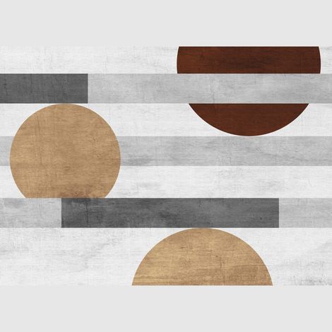 Papier peint intissé - Art géométrique moderne - 375x270 cm (1/5)