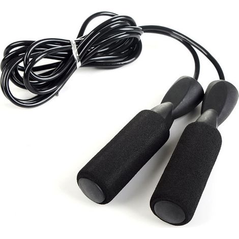 Corde à Sauter Réglable - Câble Anti-Enchevêtrement avec Manches à Roulements à Billes - Pour Adultes et Enfants - 1 Unité (1/5)
