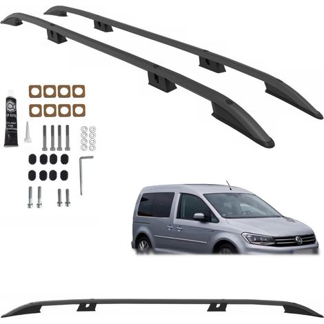 RIELES DE TECHO VOLKSWAGEN CADDY MAXI de 2003 a 2020 NEGRO (1/5)