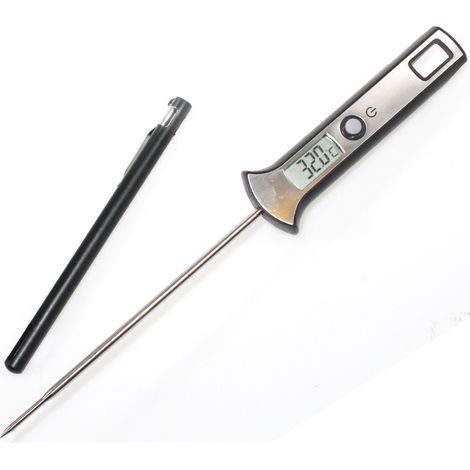 Electronic cooking thermometer, variable diameter probe, oil temperature thermometer, milk thermometer, barbecue food thermometer (1/5)
