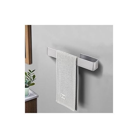 Bathroom Towel Rack No Drilling Stainless Steel Self-Adhesive Towel Rack For Bathroom And Kitchen (1/5)