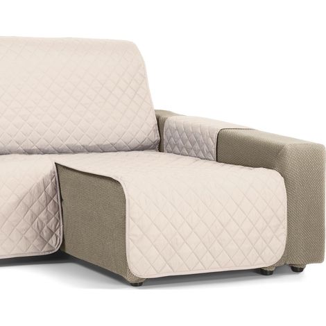 Housse de Chaise Longue rembourrée Ambre, 240 cm, Lin (1/5)