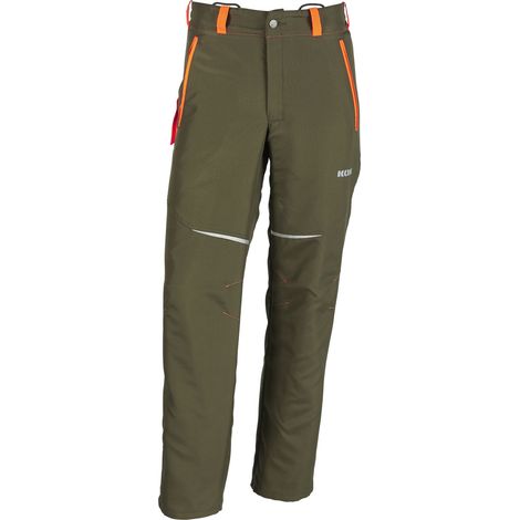 Pantalon anti-coupures KOX Vento 3.0 Vert/Orange Taille 58