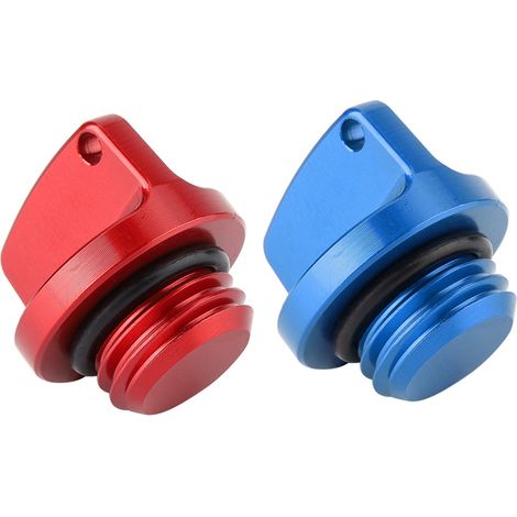 2-teiliger CNC-gefräster Öleinfülldeckel aus Aluminium für Honda CRF150R CB250F, Yamaha, Kawasaki, Suzuki (1/5)