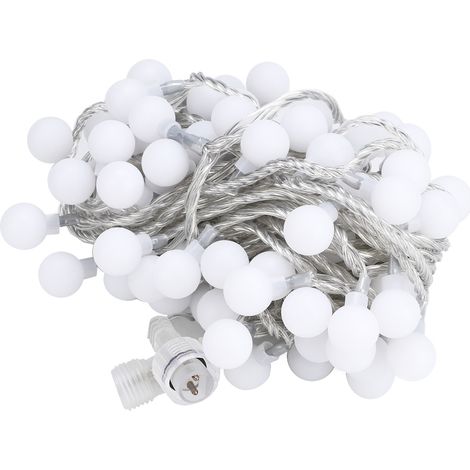 Guirlande lumineuse étanche de 10 m (100 LED blanches) 24 V CC, blanc chaud, idéale pour Noël (1/5)