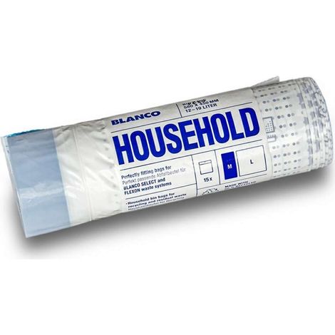 Blanco - Sacchetti per pattumiera 12-19 l, tipo M, 15 pz 527868