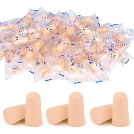 30 Paar Soft Ohrstöpsel mit 38 dB SNR für Schlaf & Reisen, Rosa (1/5)