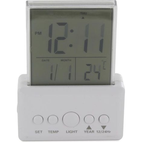 Veilleuse enfichable horloge + batterie - Chacon (1/5)