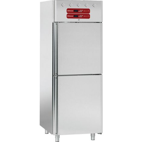 Armoire réfrigérée 2x350L - 2 demi-portes - GN2/1&1/1 - Économie d'énergie - Inox AISI 304 - Diamond (1/3)
