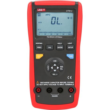 UNI-T Digitales LCR-Messgerät UT612, USB, 100 kHz (1/5)