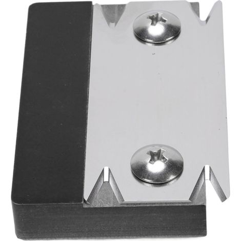 Rabot à chant dégauchisseur à angle droit pour bois ébavureur noir acier inoxydable (1/5)