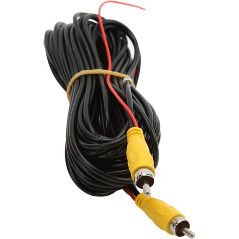 Câble vidéo RCA 10m/33ft, extension composite pour caméra de recul CCTV, lecteur DVD, boîtier TV, connexion longue distance (1/5)