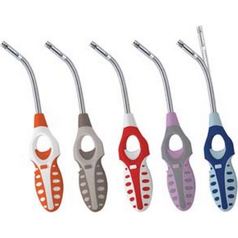 12BL ACCENDIGAS A FIAMMA HOLE FLEX CON TUBO FLESSIBILE - cm.27, colori assortiti