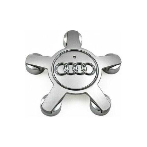 Set of 4 wheel trims with emblem 4f0601165 N, for 135 mm Audi rims (silver) (1/4)