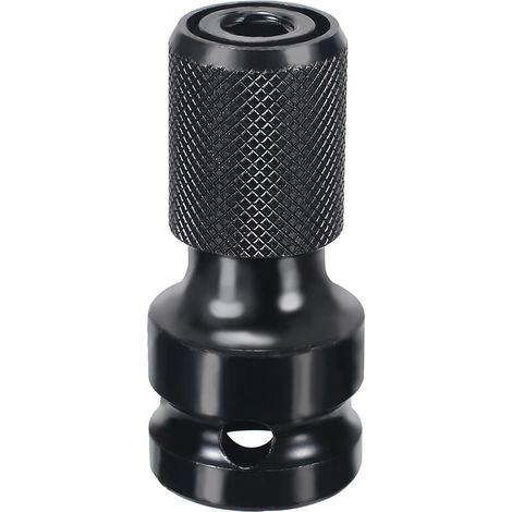 Adaptateur douille 1/2 pouce pour clé à choc électrique, mandrin à dégagement rapide 1/4 pouce hexagonal, convertisseur de douille robuste (1/4)