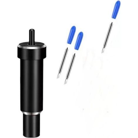 Set de 2 lames de coupe profondes, avec boîtier, 60°, compatible avec Cricut Maker/Maker 3/Air 3/Air 2/Air/One/Explore 3