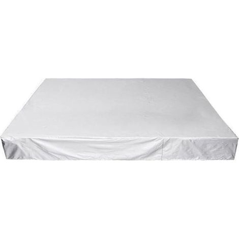 Couverture de piscine hivernage - Bâche de protection piscine-Couverture de spa à isolation thermique- protège des intempéries (1/3)
