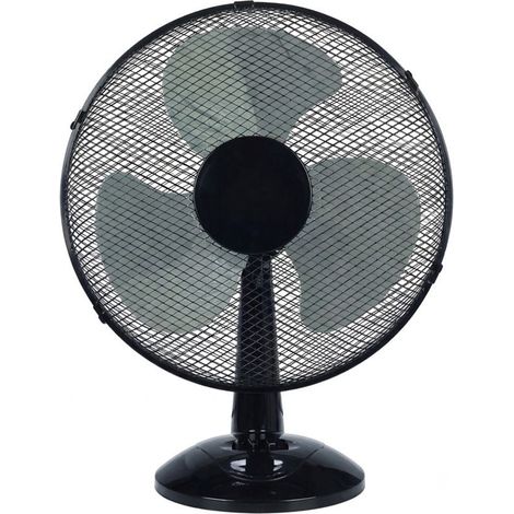 Ventilador de mesa DCG 1615B Negro 40 cm 50 W 3 velocidades