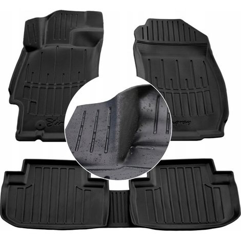 Tapis et essuie-glaces en caoutchouc SUBARU Forester 4 SJ 2012-2018 UD channels (1/5)