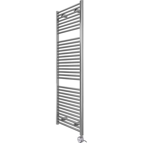 RADOX Radiateur électrique mural - SCALA N chrome - 1500 x 600 mm - 34 tubes - 650 W