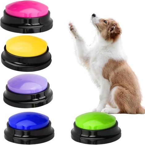 Trainingsspielzeug für Haustiere – Aufnehmbarer Summer – Hundekommunikation – 5-teilig – Für drinnen (1/4)