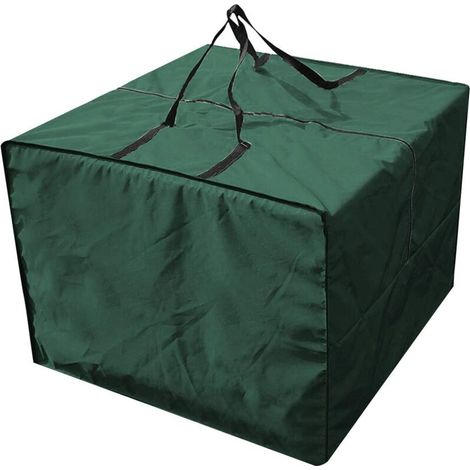 Organisateur de meubles de jardin carré - Coussin de canapé Organisateur imperméable en tissu Oxford - Vert (1/5)