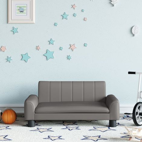 Canapé pour enfants,Canapé de Salon,Fauteuil Club gris 70x45x30 cm similicuir DGBDF692662 (1/5)
