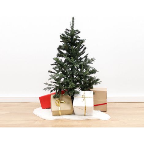 Sapin Artificiel Réaliste Vert 120cm avec 230 têtes, pied métal - SILUMEN
